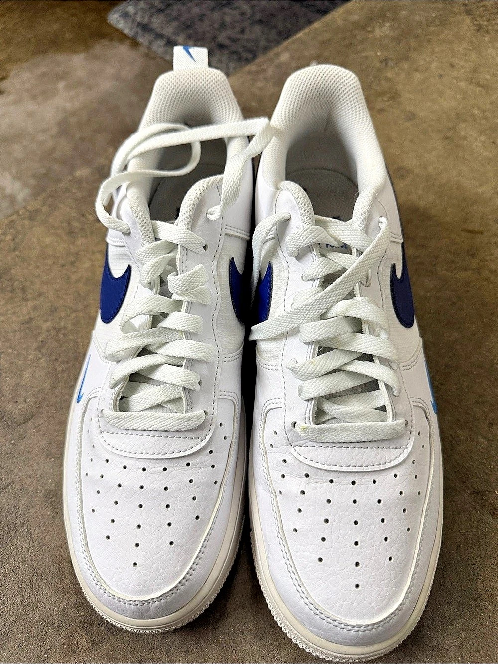 Nike Air Force 1 Utility Low White Royal Pulse Utility Low White & Blue Sneakers